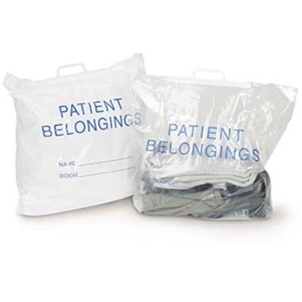 Medegen Medical Products Bag Patient White/Blue 28x32x4